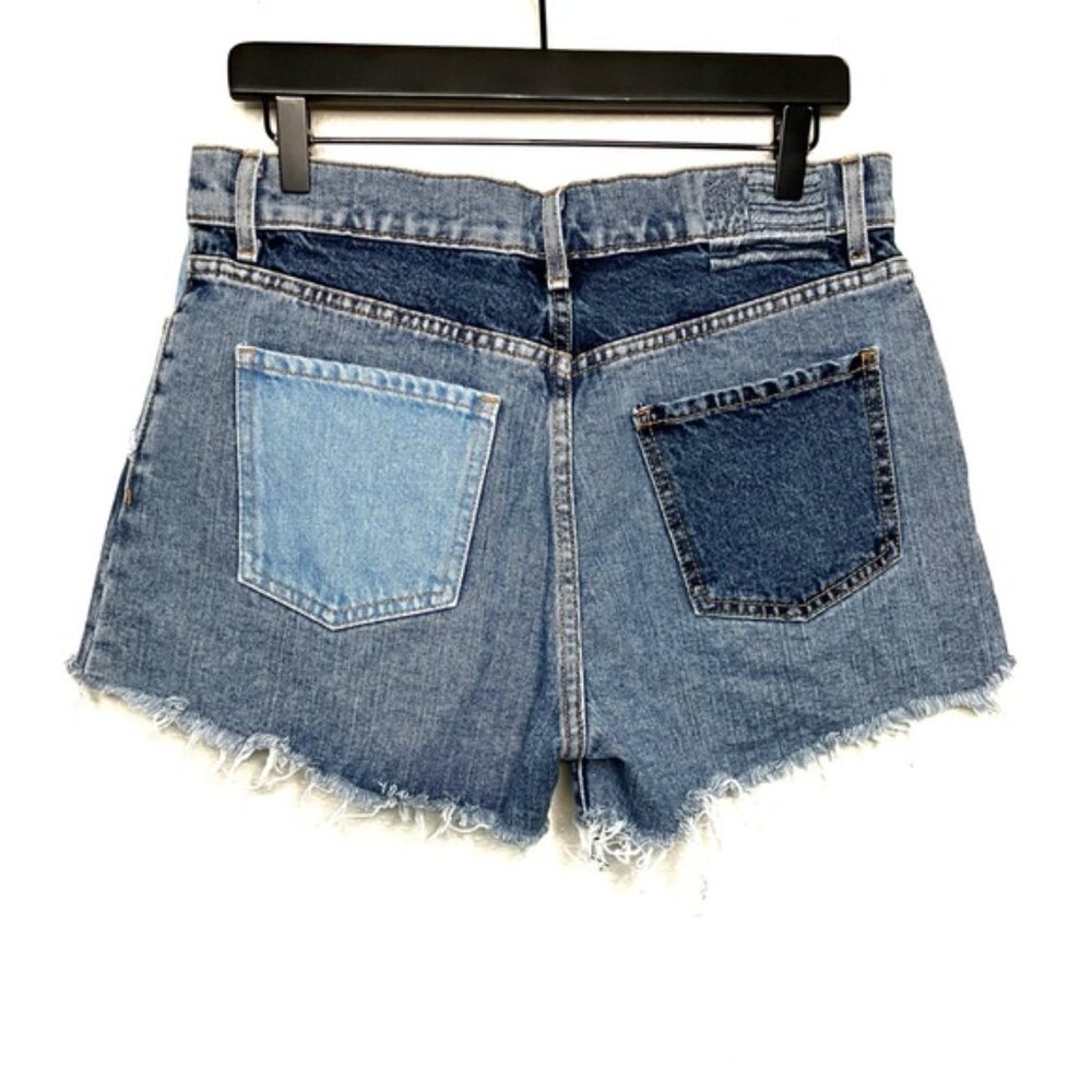 Revice Matchmaker Patchwork Denim Shorts NWT - image 5